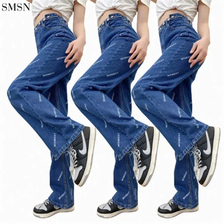 High Quality Fashion Letter Print High Waisted Jeans Women Women'S Trousers & Pants
High Quality Fashion Letter Print High Waisted Jeans Women Women'S Trousers & Pants