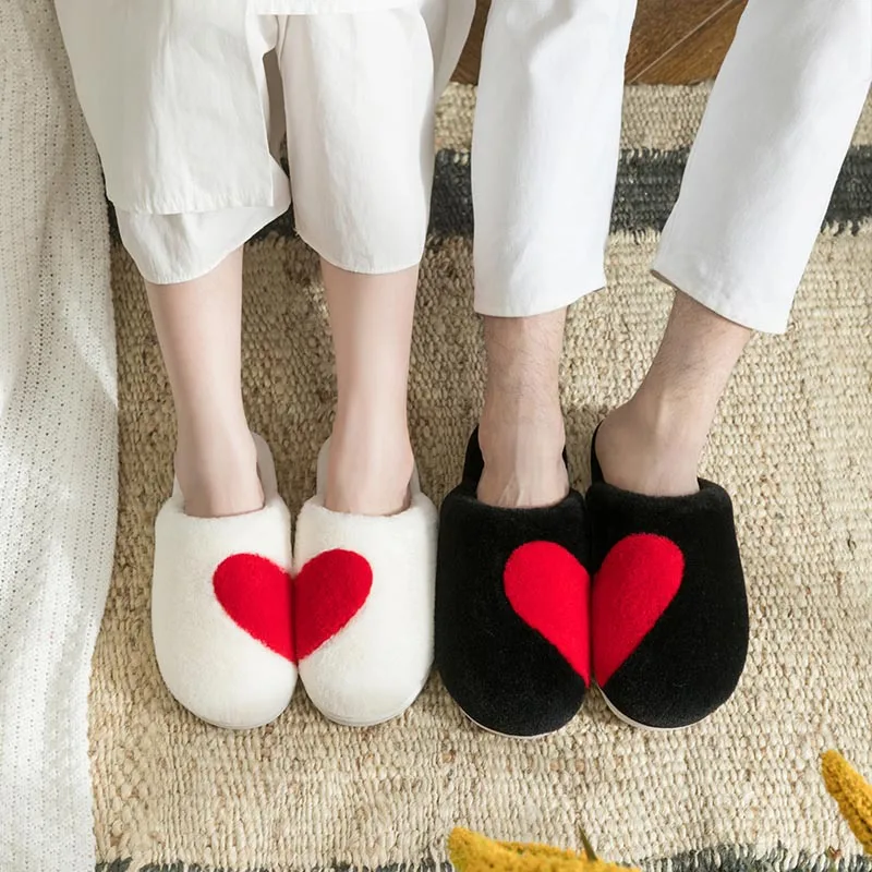 Winter indoor plush warm cute heart slipper fuzzy bedroom home furry slippers slides for women men
Winter indoor plush warm cute heart slipper fuzzy bedroom home furry slippers slides for women men