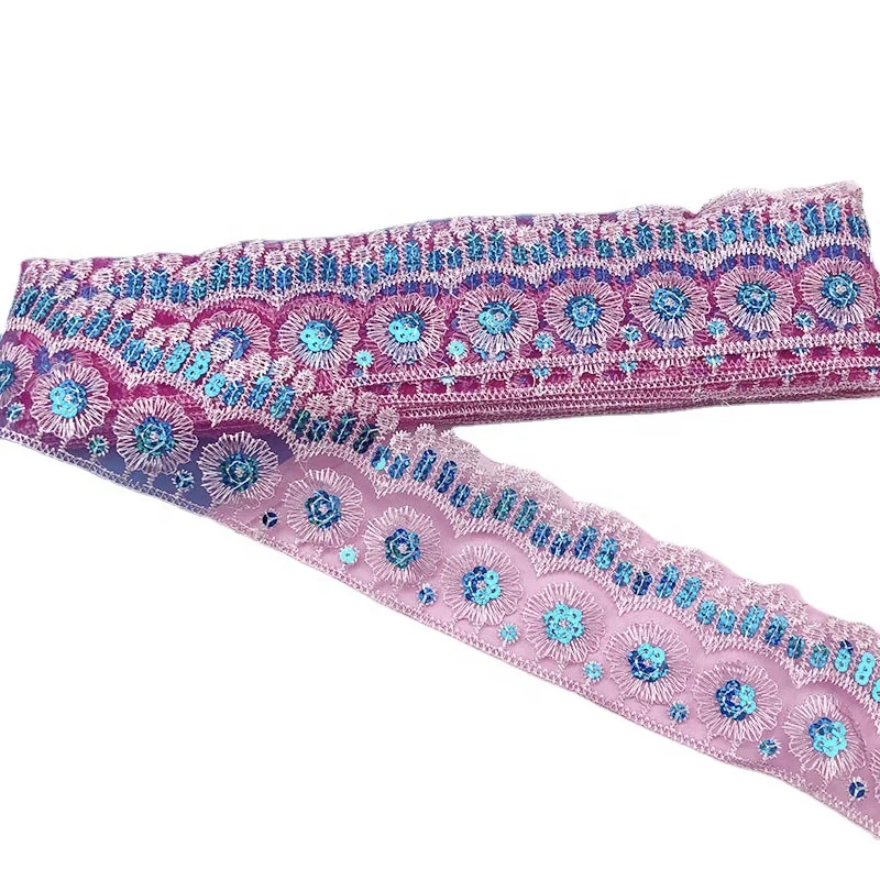 Hot sale wholesale embroidery sequin lace chiffon flower trim for Garments, Blue,rose
Hot sale wholesale embroidery sequin lace chiffon flower trim for Garments, Blue,rose