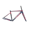 Chinese brand bicycle parts 700C Alloy 7005 aluminium road bike frame with carbon fork