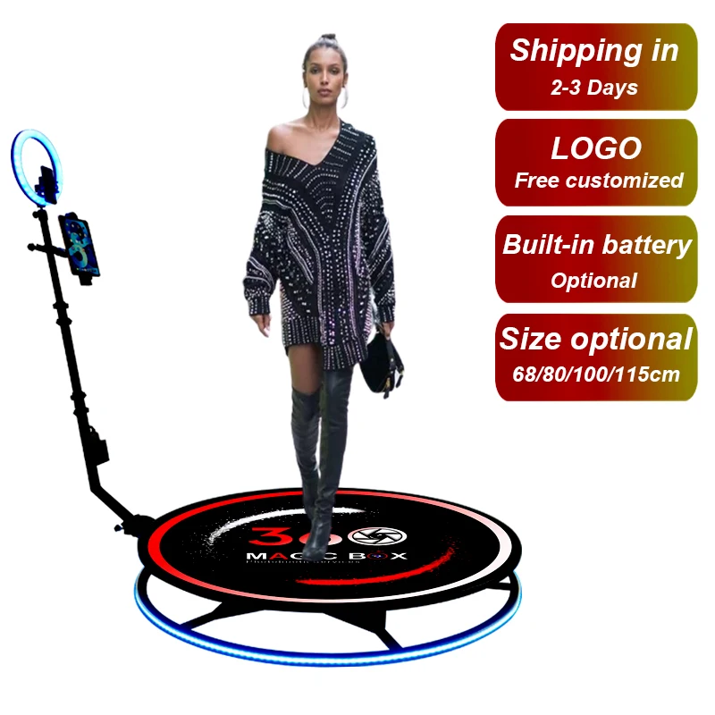 Party Supplies New Sale Adjustable Automatic 360 Photo Booth Free Custom Logo 360 Photo Booth Selfie Video For Wedding and Party
Party Supplies New Sale Adjustable Automatic 360 Photo Booth Free Custom Logo 360 Photo Booth Selfie Video For Wedding and Party