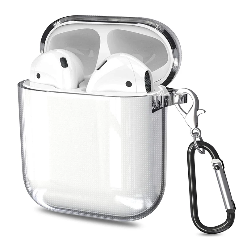 High Quality Crystal Clear Air Pod Case Keychain Hook Transparent Case for Airpods Clear Case
High Quality Crystal Clear Air Pod Case Keychain Hook Transparent Case for Airpods Clear Case