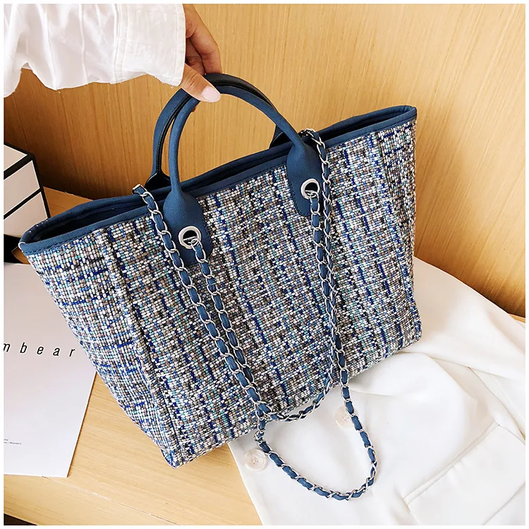 New Korean women's simple checkered color chain bucket bag single shoulder tote messenger bag, Picture
New Korean women's simple checkered color chain bucket bag single shoulder tote messenger bag, Picture