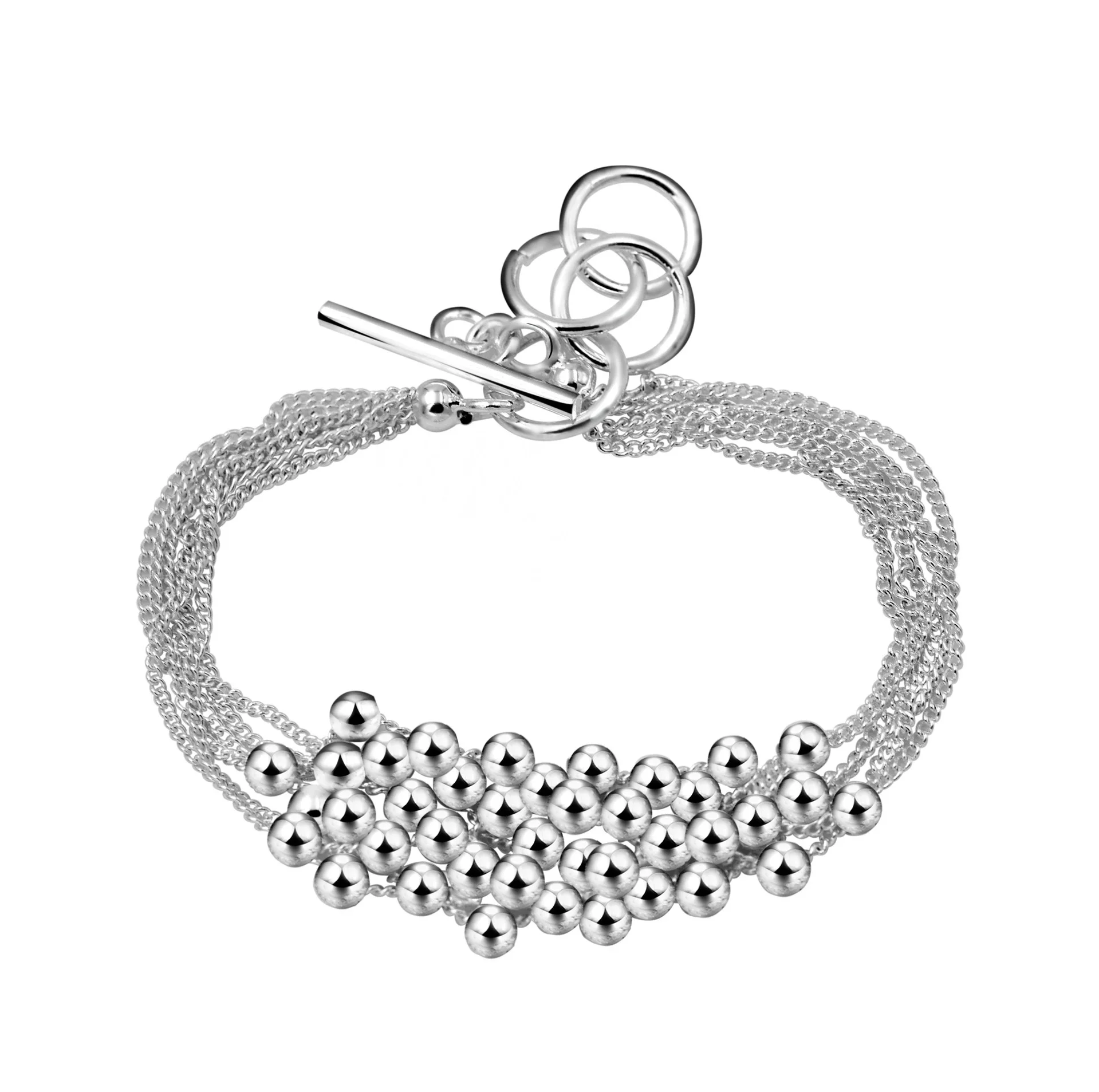 Hainon Creative Korean six wire beaded couple bracelet wholesale silver plated wholesale jewelry gift card flannel bag set
Hainon Creative Korean six wire beaded couple bracelet wholesale silver plated wholesale jewelry gift card flannel bag set