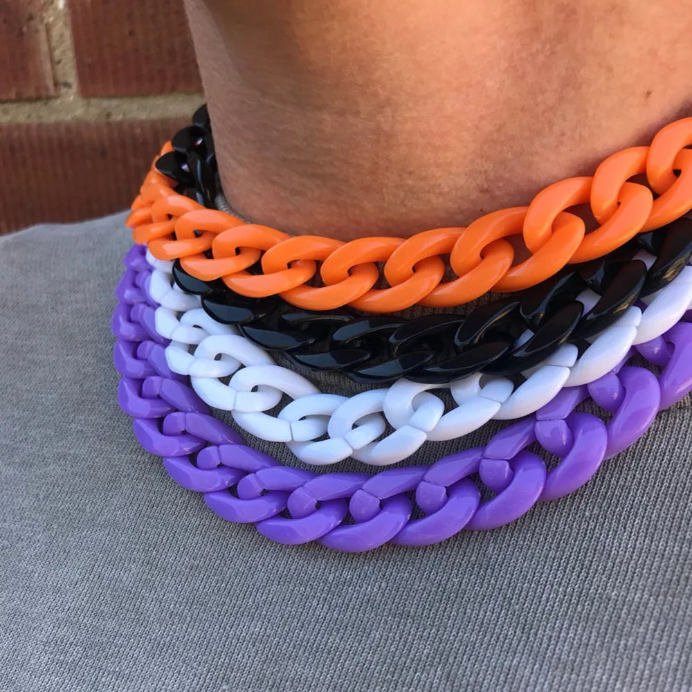 Wholesale Fashion Hip Hop Colourful Acrylic Chain Link Necklace Men Initial Necklace Choker Jewelry
Wholesale Fashion Hip Hop Colourful Acrylic Chain Link Necklace Men Initial Necklace Choker Jewelry