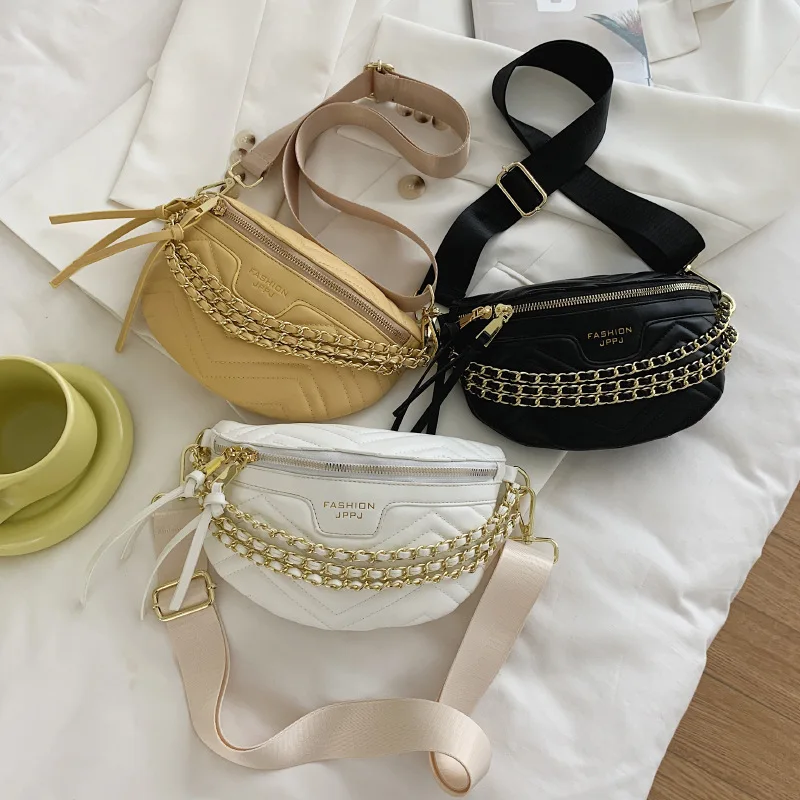 2021 Summer New Waist Bag Women's Ins Chain Waist Pack Fanny Women's Chest Bag Korean Style Waist Packs Phone Pouch for Party, Black ,white
2021 Summer New Waist Bag Women's Ins Chain Waist Pack Fanny Women's Chest Bag Korean Style Waist Packs Phone Pouch for Party, Black ,white