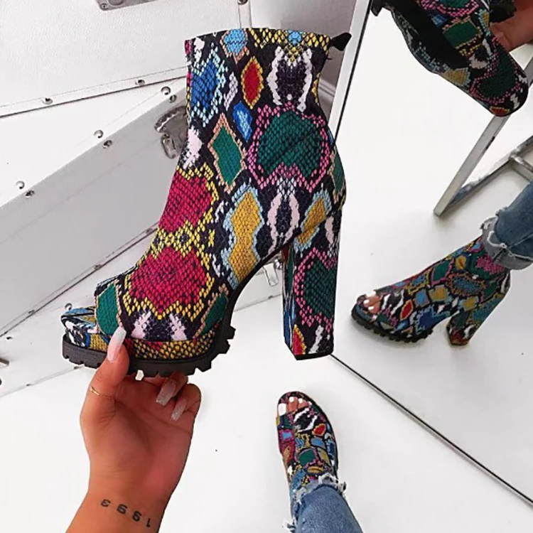 big size women wedge shoes block heel platform sandals for women open toe ankle boot snake print boot, Any color
big size women wedge shoes block heel platform sandals for women open toe ankle boot snake print boot, Any color
