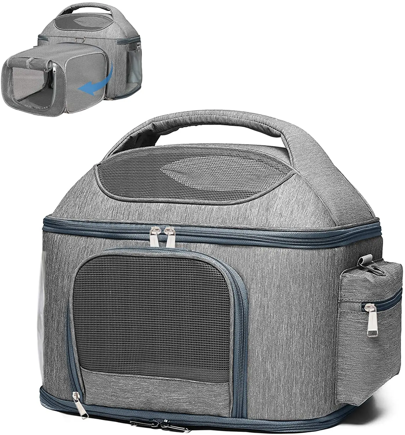 Fashion Outdoor Portable Adjustable Foldable Expandable Pet Carrier Cage Bag For Cat, Customized color is available
Fashion Outdoor Portable Adjustable Foldable Expandable Pet Carrier Cage Bag For Cat, Customized color is available