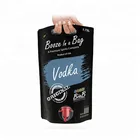 Foil Packaging Spout Pouch Aluminum Foil Stand Up Juice Packaging Liquid Beverage Bag Wine Spout Pouch Bag In Box