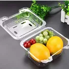 PVC/PET cake/fruit transparent clamshell box