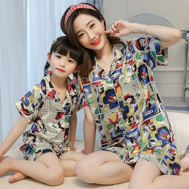 Summer children's pajamas wholesale summer kids silk pajamas set boys little girls satin pajamas short sleeve pyjamas set
Summer children's pajamas wholesale summer kids silk pajamas set boys little girls satin pajamas short sleeve pyjamas set