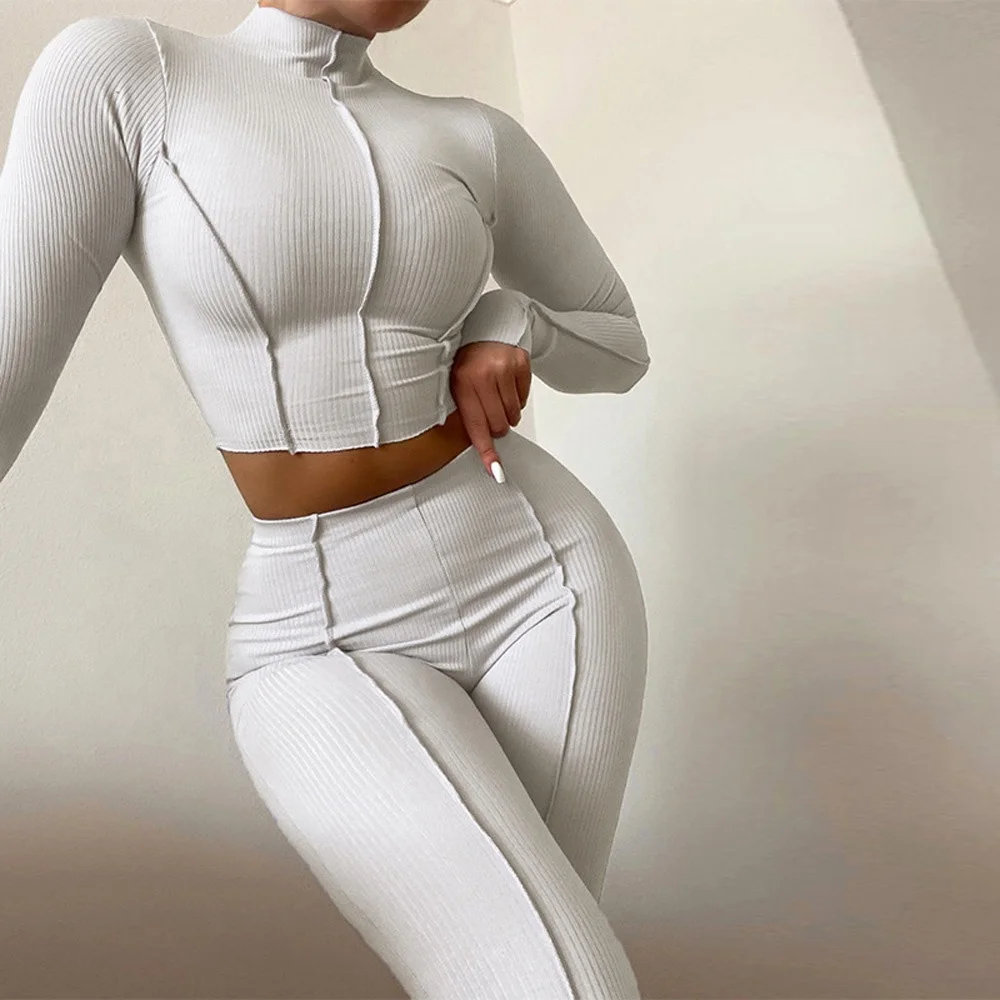 Ladies' Plus Size Casual High Waist Long Sleeve Breathable Sport Suit Fashion Women Slay Loose Black/White/Purple Two-Piece sets
Ladies' Plus Size Casual High Waist Long Sleeve Breathable Sport Suit Fashion Women Slay Loose Black/White/Purple Two-Piece sets