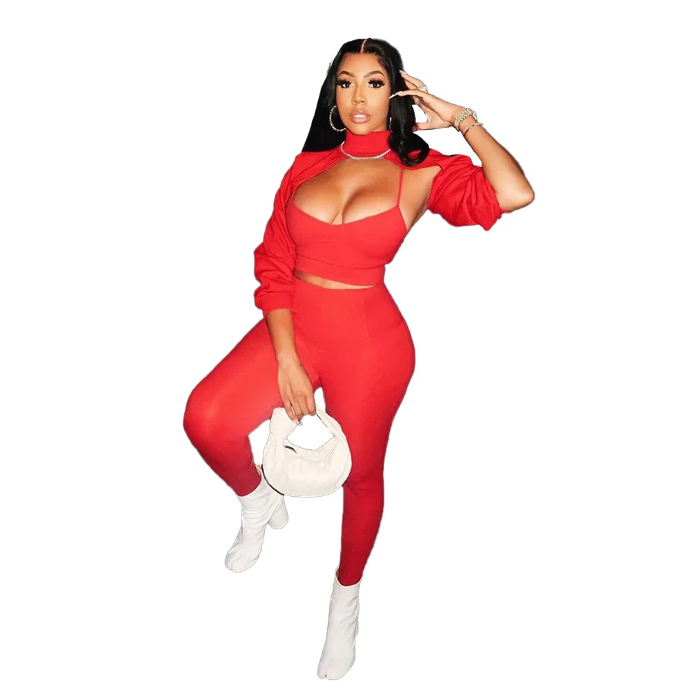 6466 Clothes womens sets long sleeve backless top & pants sexy casual two piece set 2022 new arrivals creative suite, Picture color
6466 Clothes womens sets long sleeve backless top & pants sexy casual two piece set 2022 new arrivals creative suite, Picture color