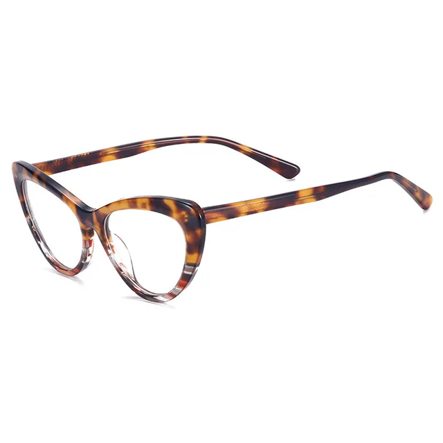 Vintage Cat Eye Women Acetate Glasses Frames Optical Acetate Optical Frame Branded, Black/brown/red/yellow demi
Vintage Cat Eye Women Acetate Glasses Frames Optical Acetate Optical Frame Branded, Black/brown/red/yellow demi