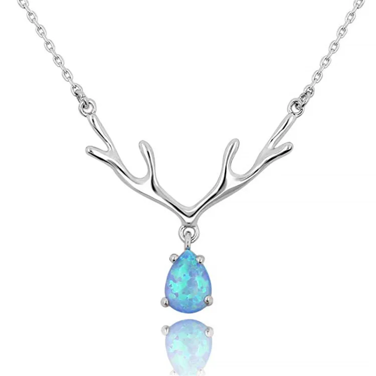 Wholesale welcomed natural purple crystal deer shaped fashion women pendant necklace, Silver color
Wholesale welcomed natural purple crystal deer shaped fashion women pendant necklace, Silver color