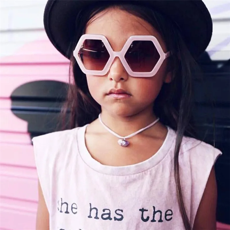 Cute Fashion Light Weight PC Polygon Hexagonal Frame UV Protection PC Lens Lovely Eyewear Sunglasses for Kids
Cute Fashion Light Weight PC Polygon Hexagonal Frame UV Protection PC Lens Lovely Eyewear Sunglasses for Kids