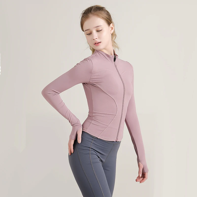 Customized Long Sleeve Women Zip Yoga Top Workout Clothes Wholesale Ladies Sports Wear Women Fitness Apparel Yoga Long Sleeves
Customized Long Sleeve Women Zip Yoga Top Workout Clothes Wholesale Ladies Sports Wear Women Fitness Apparel Yoga Long Sleeves