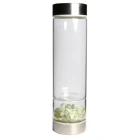 Natural quartz Removable Crystal clear glass water bottle infuser crystals Gravel Stone