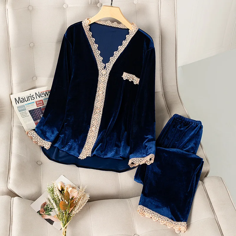 New arrival Ladies velvet floral lace dress robe wedding bride Lace half sleeve Robe Pajamas Nighty Pyjamas Women's Sleepwear, Customized color
New arrival Ladies velvet floral lace dress robe wedding bride Lace half sleeve Robe Pajamas Nighty Pyjamas Women's Sleepwear, Customized color