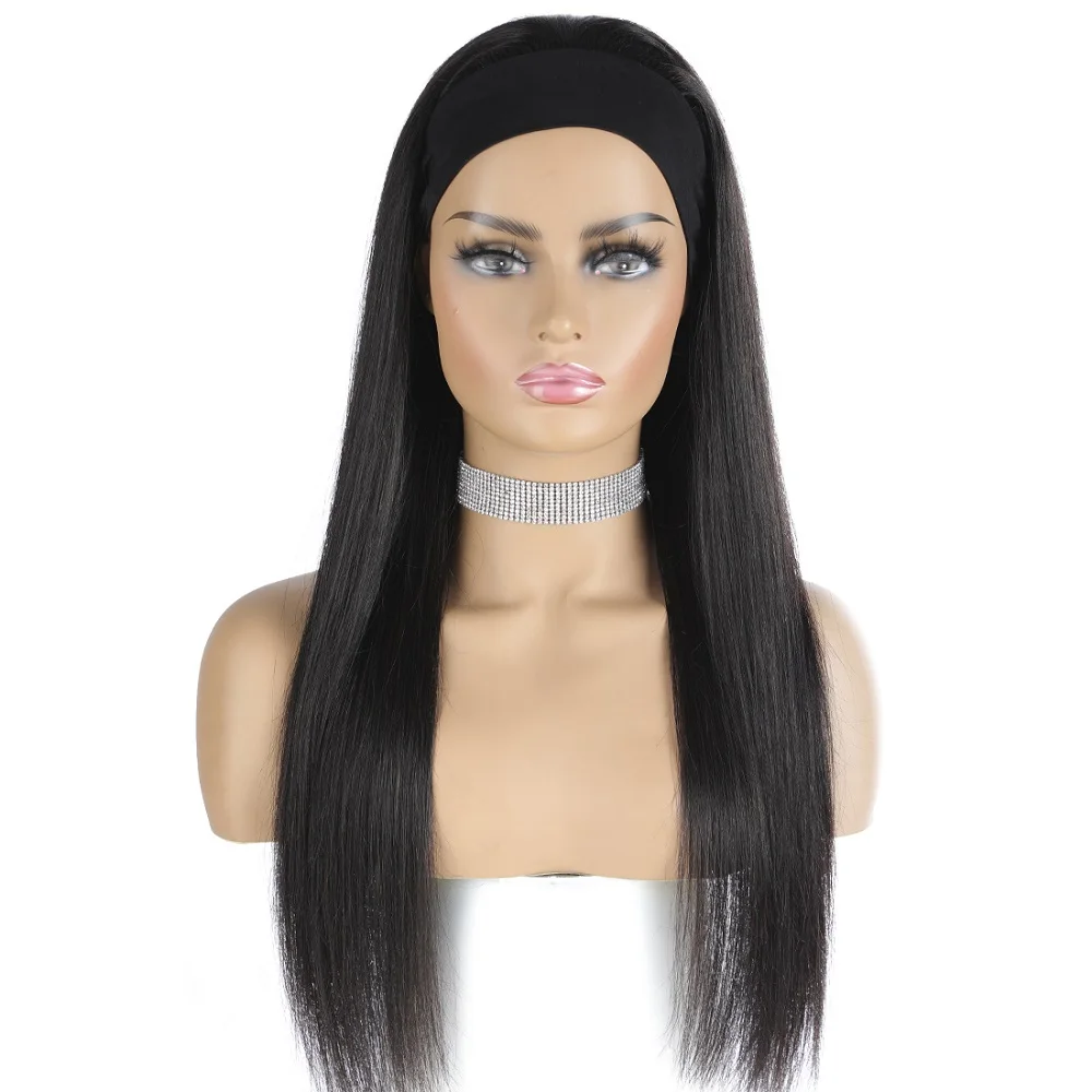 HL31-1B Human hair wigs Head band hair 1B# 150% Straight 10-26inch Human Hair Wigs for Black Women
HL31-1B Human hair wigs Head band hair 1B# 150% Straight 10-26inch Human Hair Wigs for Black Women