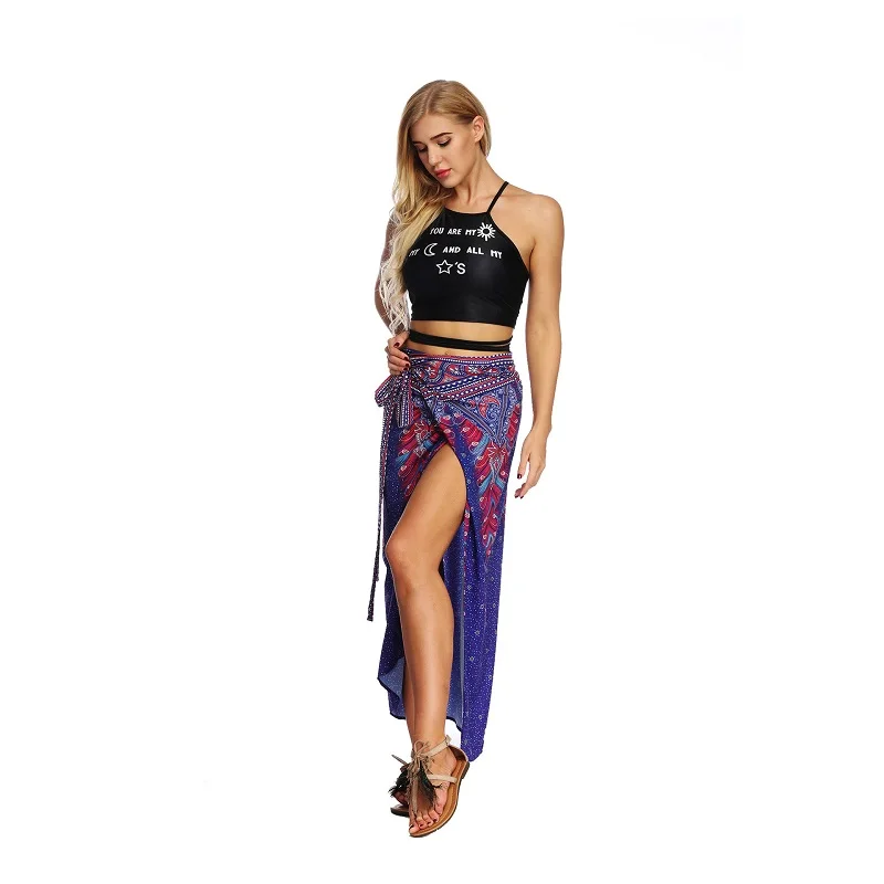 2021 new arrivals Digital printed personality lace up beach one step skirt slim and slim long skirt
2021 new arrivals Digital printed personality lace up beach one step skirt slim and slim long skirt
