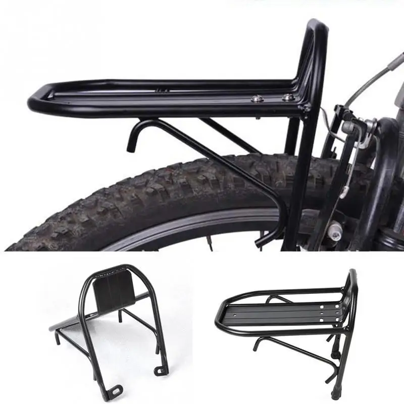 Bicycle Accessories Luggage Shelf Bracket Bike Alloy Front Carrier Bicycle Front Cargo Carrier Rack, Black
Bicycle Accessories Luggage Shelf Bracket Bike Alloy Front Carrier Bicycle Front Cargo Carrier Rack, Black