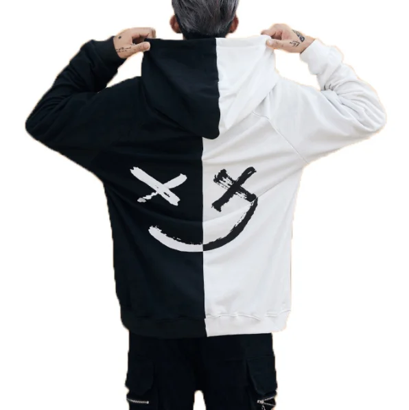 Custom Hip Hop Big Pocket Baggy Sweatshirt Sublimation Printed/Screen Printed Man Hoodies, Black
Custom Hip Hop Big Pocket Baggy Sweatshirt Sublimation Printed/Screen Printed Man Hoodies, Black