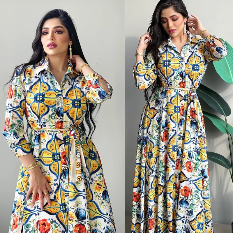 HJ ZMDR96 Morrocan Dress Kaftan Womens Floral Dubai Dress Shirts pakistani Salwar Kameez
HJ ZMDR96 Morrocan Dress Kaftan Womens Floral Dubai Dress Shirts pakistani Salwar Kameez