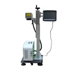 Fly non-metal fiber laser logo printing machines on pen marking machine