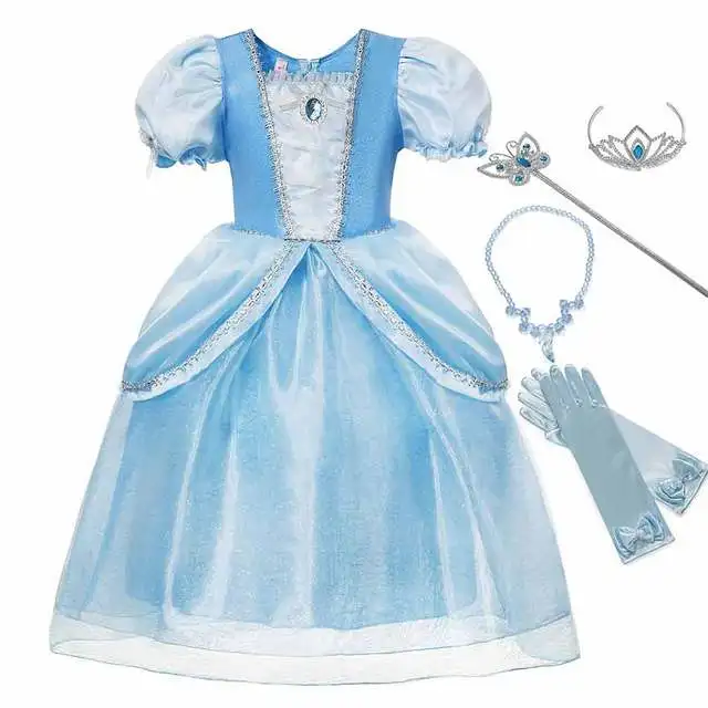 MQATZ Cinderella Dress Girls Party Cosplay Halloween Custome Kids Birthday Princess Dress Up Clothes
MQATZ Cinderella Dress Girls Party Cosplay Halloween Custome Kids Birthday Princess Dress Up Clothes