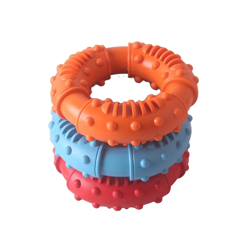 Durable Multi Colour Doughnut Shape Dog Pet Toys Teeth Cleaning Interactive Molar Chewing Toy
Durable Multi Colour Doughnut Shape Dog Pet Toys Teeth Cleaning Interactive Molar Chewing Toy