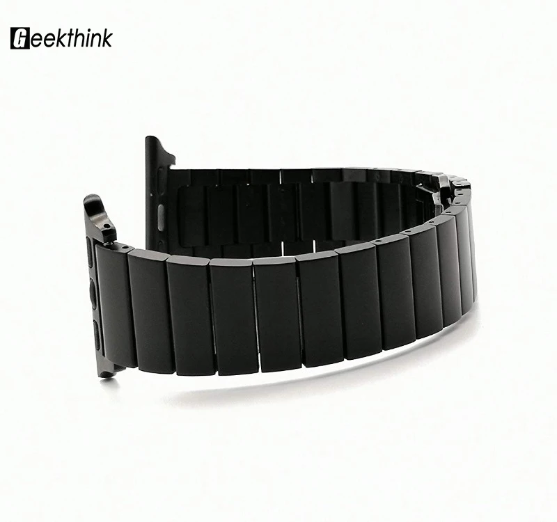 Luxury Butterfly Clasp Stainless Steel Watch Band for Apple Watch Link Bracelet Strap Fashion Bands For iwatch, Black
Luxury Butterfly Clasp Stainless Steel Watch Band for Apple Watch Link Bracelet Strap Fashion Bands For iwatch, Black