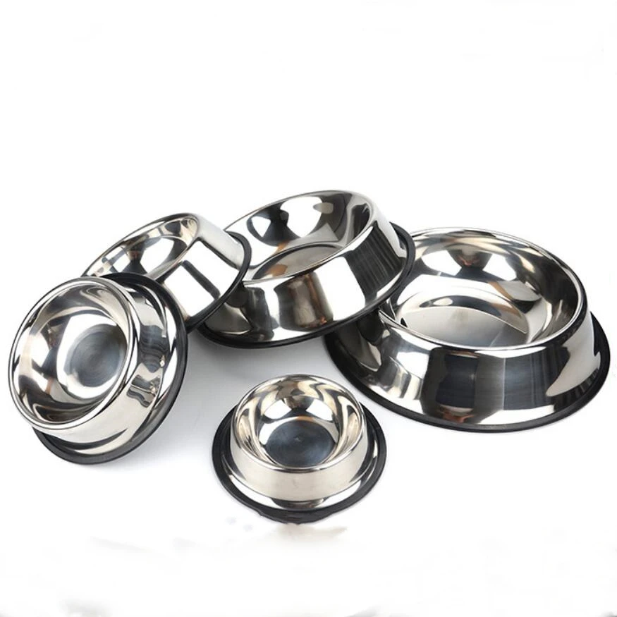 Wholesale Stainless steel Feeder Bowls Pet Dog Food feeding Bowl Anti-slip design with ridges
Wholesale Stainless steel Feeder Bowls Pet Dog Food feeding Bowl Anti-slip design with ridges