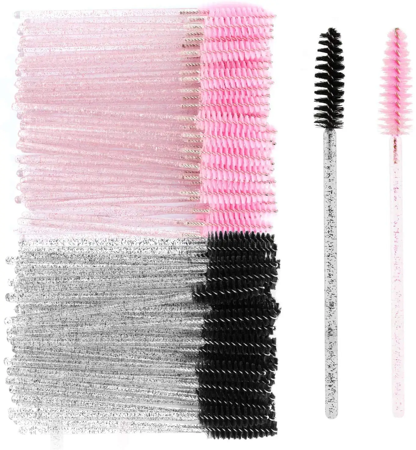 Best Quality Disposable Crystal Glitter Rod handle Eyelash Brush Eyebrow Mascara wand Eyelash Extension Brush Hot Sale, Wood
Best Quality Disposable Crystal Glitter Rod handle Eyelash Brush Eyebrow Mascara wand Eyelash Extension Brush Hot Sale, Wood
