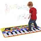 Amazon hot selling electronic musical play mat baby soft keyboard toys piano dance mat