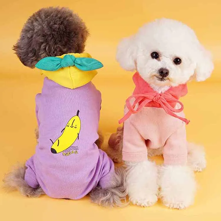 Color Contrast Fruit Hooded Four Legs Accessories Dog Hoodie Pet Clothes
Color Contrast Fruit Hooded Four Legs Accessories Dog Hoodie Pet Clothes