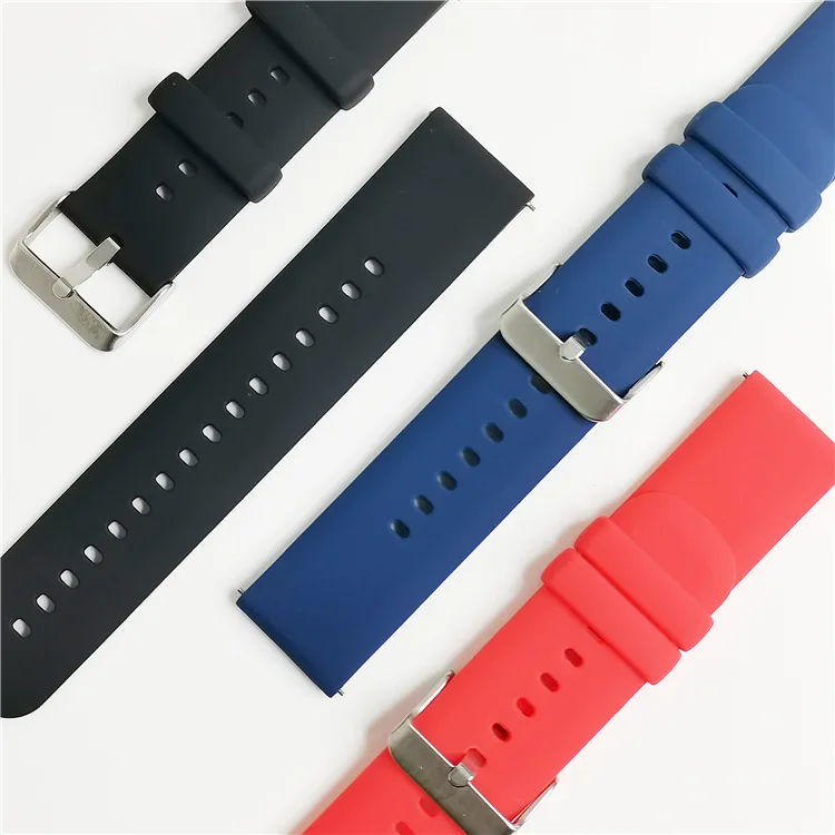 Soft Sport Silicone Watch Band Rubber Strap Quick Release Pins Metal Buckle 20mm 22mm for Samsung Huawei Replacement Wristband
Soft Sport Silicone Watch Band Rubber Strap Quick Release Pins Metal Buckle 20mm 22mm for Samsung Huawei Replacement Wristband