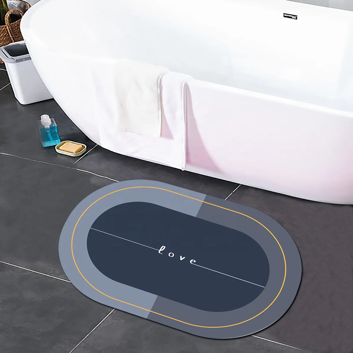 New 2022 Super Absorbent Floor Mat Soft Bathroom Rug Bath Mat diatomaceous Non-Slip Washable Bath Mat
New 2022 Super Absorbent Floor Mat Soft Bathroom Rug Bath Mat diatomaceous Non-Slip Washable Bath Mat