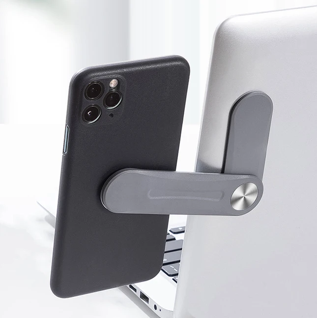Universal Magnetic Laptop Phone Holder Aluminum Alloy Pasteable Monitor Expansion Bracket Phone Holder for Macbook, Silver gray
Universal Magnetic Laptop Phone Holder Aluminum Alloy Pasteable Monitor Expansion Bracket Phone Holder for Macbook, Silver gray
