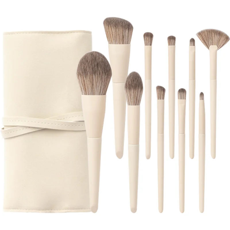 wholesale OEM 10 pcs beauty white Makeup brush set with bag private label makeup brushes, Picture color
wholesale OEM 10 pcs beauty white Makeup brush set with bag private label makeup brushes, Picture color