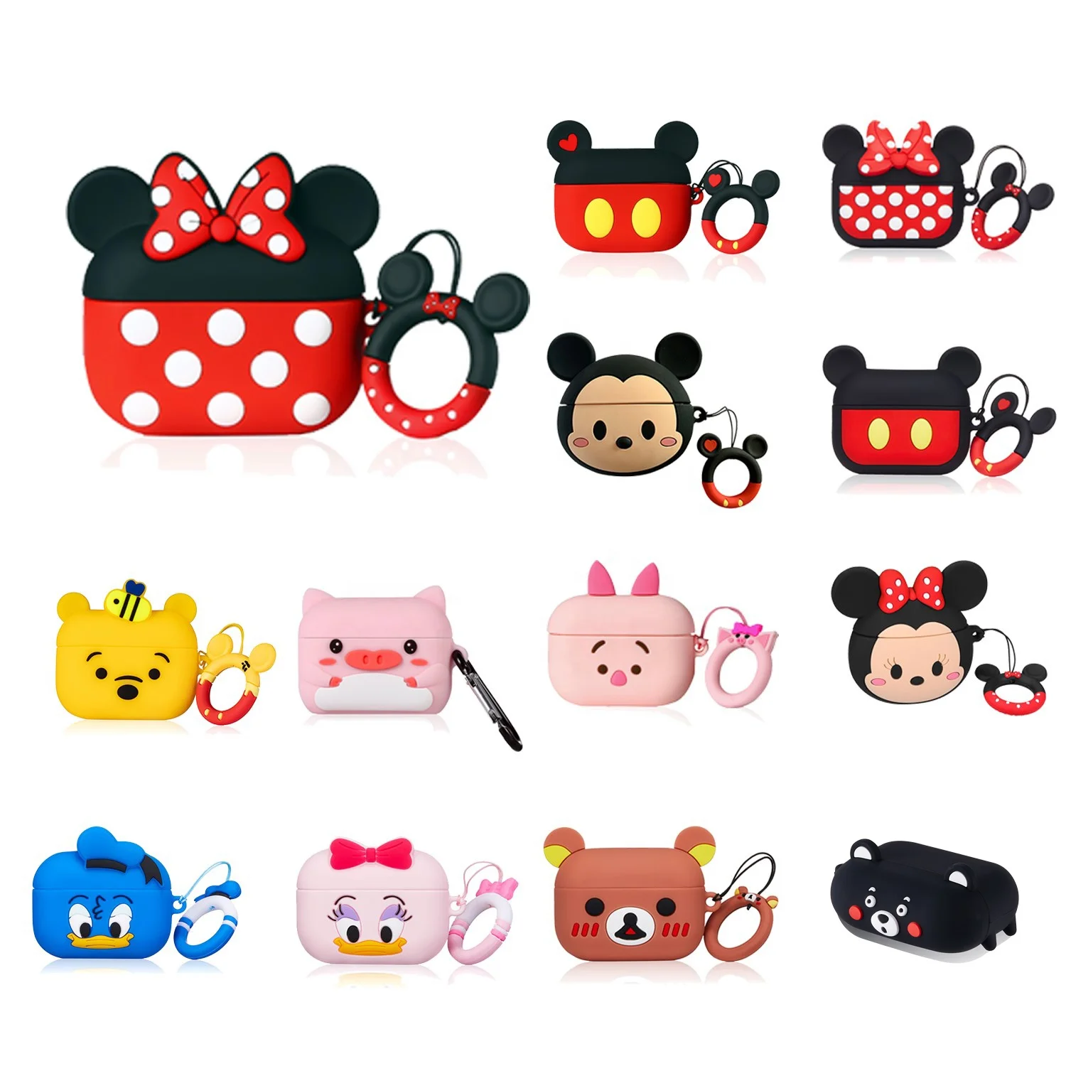2021 Wholesale Cute Cartoon Cover Protective Case For 3D Airpod Pro Case Silicone For Airpod Pro/3, Multiple colors
2021 Wholesale Cute Cartoon Cover Protective Case For 3D Airpod Pro Case Silicone For Airpod Pro/3, Multiple colors