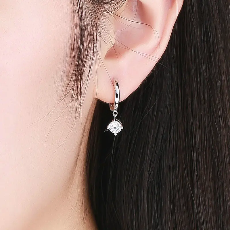 Elegant 925 Sterling Silver Clear Cz Tiny Drop Earrings Women Custom
Elegant 925 Sterling Silver Clear Cz Tiny Drop Earrings Women Custom