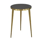 Modern design minimalist furniture stainless steel frame concrete top living room sofa side coffee table