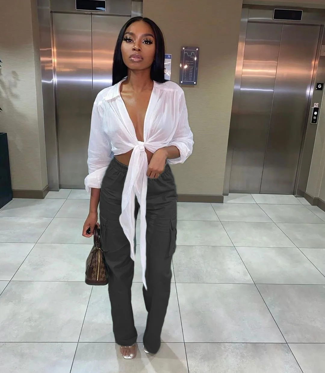 Trendy Women Solid Sexy V Neck Long Sleeve Button Up Blouse Woman Tops Plus Size Shirts Crop Top Women Blouses, White, pink, yellow, red, black, blue
Trendy Women Solid Sexy V Neck Long Sleeve Button Up Blouse Woman Tops Plus Size Shirts Crop Top Women Blouses, White, pink, yellow, red, black, blue