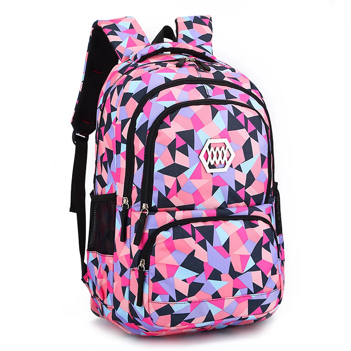 Luxury Black Pink Geometric Duffel bag College Students Cartable Girls school pouches backpack with kids, Various colours
Luxury Black Pink Geometric Duffel bag College Students Cartable Girls school pouches backpack with kids, Various colours