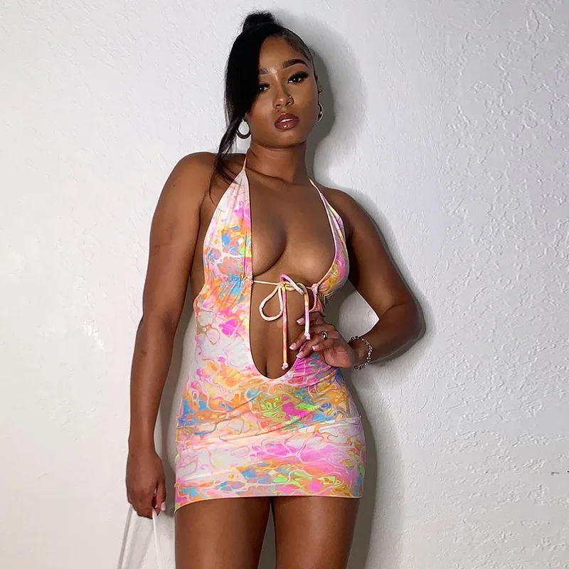 2021 R06216 - Fashion Sexy Halter&Lace Up Backless Printed Bandage Sleeveless Women's Dress
2021 R06216 - Fashion Sexy Halter&Lace Up Backless Printed Bandage Sleeveless Women's Dress