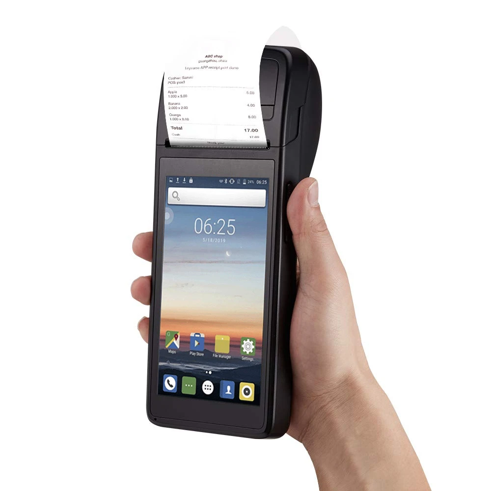 Handheld PDA Printer All in One Smart POS Terminal machine Wireless Portable Point of Sale aluminum stand, Black, yellow, blue, green
Handheld PDA Printer All in One Smart POS Terminal machine Wireless Portable Point of Sale aluminum stand, Black, yellow, blue, green