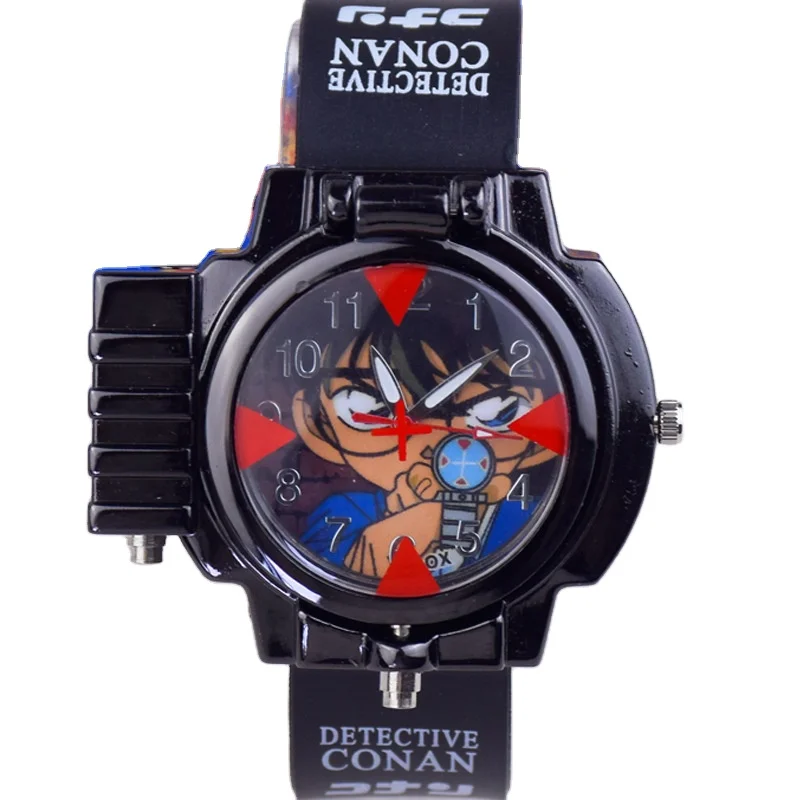 Ming Detective Conan Laser Watch Stainless Steel Silicone Anime Cartoon Wholesale Watch
Ming Detective Conan Laser Watch Stainless Steel Silicone Anime Cartoon Wholesale Watch