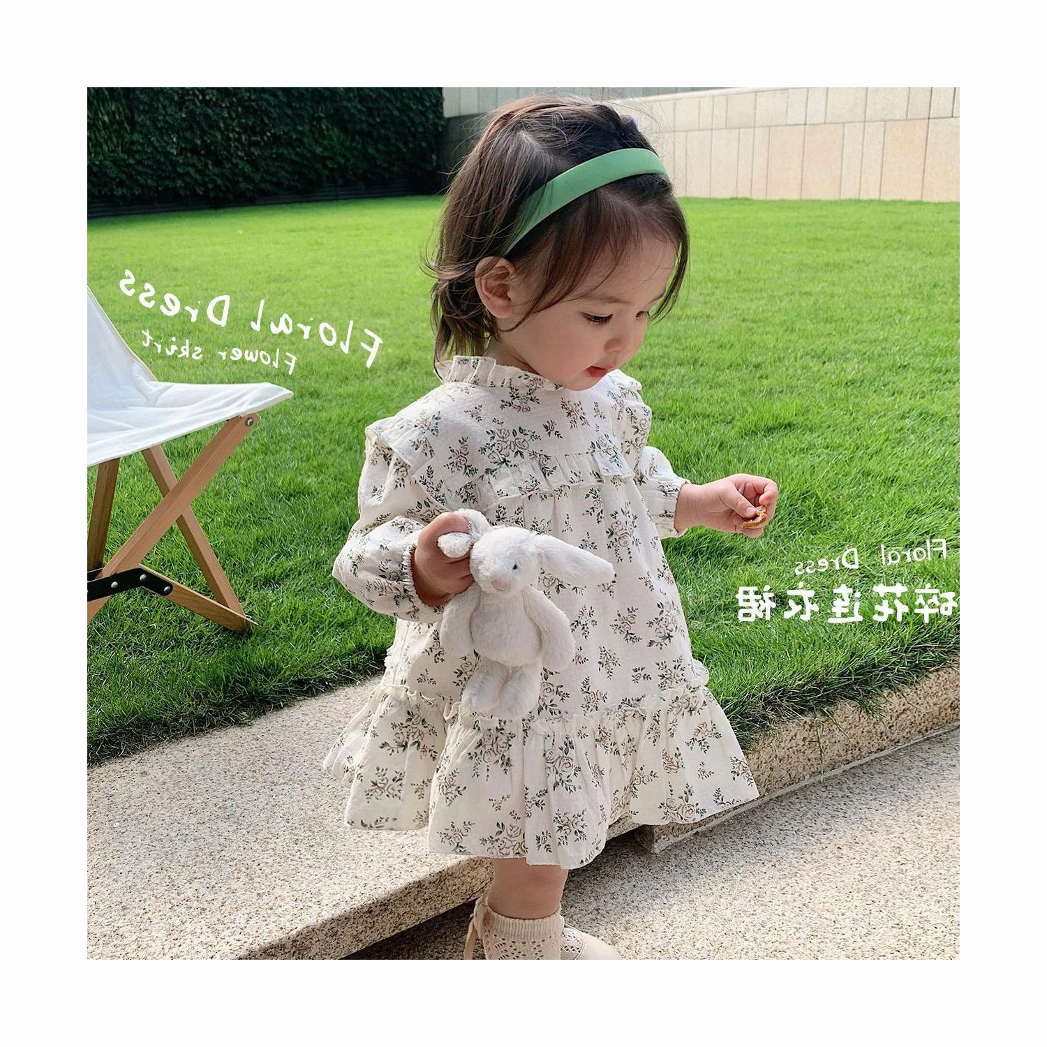 clothes baby Floral Jumpsuit long sleeved princess skirt mid long style in spring flower girls' dresses baby skirts
clothes baby Floral Jumpsuit long sleeved princess skirt mid long style in spring flower girls' dresses baby skirts