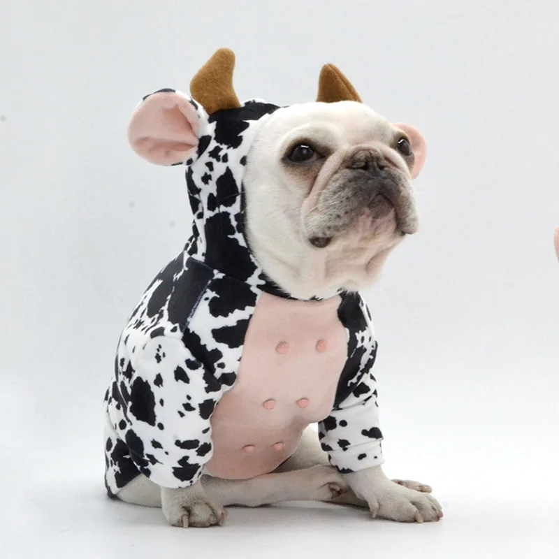 Spring/Autumn Funny Cute Cow Animal Clothing Pet Cat Puppy Dog Costume, Black/white
Spring/Autumn Funny Cute Cow Animal Clothing Pet Cat Puppy Dog Costume, Black/white